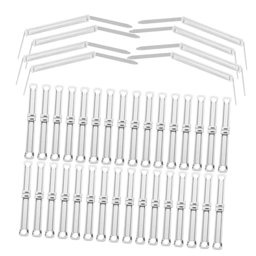AUTSUPPL 150 Stück Metall Binder Clips Glatte Oberfläche Langlebige Dokumentenhalter Praktische Büroklammern für Schule Büro und Zuhause Geeignet für Lose Blattsammlung und Papierbindung von AUTSUPPL