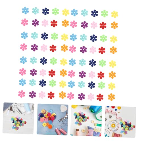 AUTSUPPL 150 Stück Teiliges Bestickte Blumen Applikationen zum Aufnähen Langlebige Stoffblumen Patches für Kleidung Taschen und DIY Bastelprojekte Vielseitige Dekoration für Kleider und von AUTSUPPL