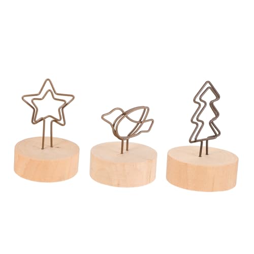 AUTSUPPL 15Stücke Holz Basis Clips Vintage Foto Halter für Zuhause und Büro Memo Klammern mit Baum Stern und Design für Aufgabenlisten und Dekoration AUTSUPPL 15Stücke Holz Basis Clips Vintage Foto Halter für Zuhause und Büro Memo Klammern mit Baum Stern und Design für Aufgabenlisten und Dekoration von AUTSUPPL