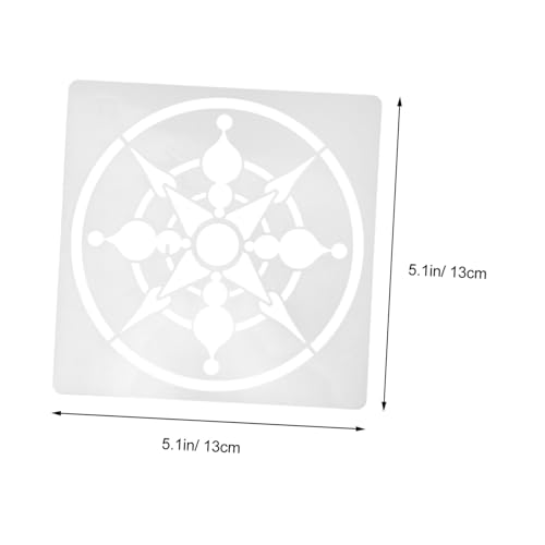 AUTSUPPL 16 Stück Teiliges Mandala Schablonen aus Robustem Pet Material Wiederverwendbare DIY Malvorlagen mit Verschiedenen Mustern für Wandmalerei Kreative Bastelprojekte und AUTSUPPL 16 Stück Teiliges Mandala Schablonen aus Robustem Pet Material Wiederverwendbare DIY Malvorlagen mit Verschiedenen Mustern für Wandmalerei Kreative Bastelprojekte und von AUTSUPPL