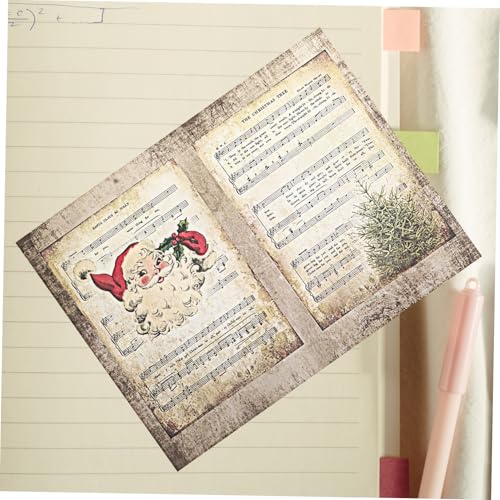 AUTSUPPL 16 Stück Teiliges Vintage Scrapbooking mit Englischen Hintergrundpapieren Dekoratives Bastelpapier für DIY Tagebuch Handgefertigte Planer Postkarten und Scrapbook Zubehör von AUTSUPPL
