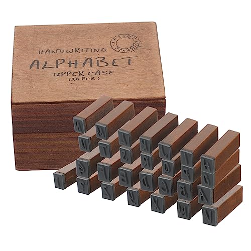 AUTSUPPL 1Satz Holzbuchstabenstempel Vintage DIY Scrapbooking Briefmarken für Journaling Handgefertigte Holzstempel mit Dekorativem Alphabet für Kreative Bastelprojekte AUTSUPPL 1Satz Holzbuchstabenstempel Vintage DIY Scrapbooking Briefmarken für Journaling Handgefertigte Holzstempel mit Dekorativem Alphabet für Kreative Bastelprojekte von AUTSUPPL
