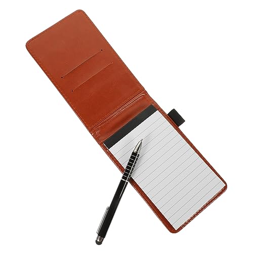 AUTSUPPL 1Satz Kleines Notizbuch mit Metallstift Tragbares Notizbuch für Büro Schule und Reisen Linierte Hochwertiges PU Material für Notizen und Memos AUTSUPPL 1Satz Kleines Notizbuch mit Metallstift Tragbares Notizbuch für Büro Schule und Reisen Linierte Hochwertiges PU Material für Notizen und Memos von AUTSUPPL