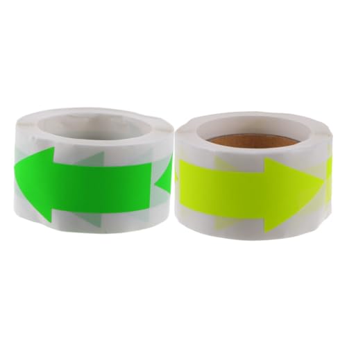 AUTSUPPL 2 Rollen Fluoreszierende Richtungspfeil Aufkleber Selbstklebende Pfeilsymbole zum Versiegeln von Umschlägen Geschenken Verpackungen DIY Basteln Langlebig und Leicht Abziehbar AUTSUPPL 2 Rollen Fluoreszierende Richtungspfeil Aufkleber Selbstklebende Pfeilsymbole zum Versiegeln von Umschlägen Geschenken Verpackungen DIY Basteln Langlebig und Leicht Abziehbar von AUTSUPPL