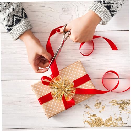 AUTSUPPL 2 Rollen Goldene Mesh Tüllband Rolle Glänzendes Netzband für DIY Basteln Geschenkverpackung Blumen Dekoration Robustes Vielseitiges Bastelmaterial für Hochzeit Geburtstag und von AUTSUPPL