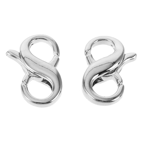 AUTSUPPL 2 Stück Doppel-Karabinerverschlüsse: Halsketten und Armbänder, Verlängerungsverschlüsse und Verschlüsse, Schmuckherstellungszubehör für Fußkettchen, Schmucksuche, DIY-Zubehör AUTSUPPL 2 Stück Doppel-Karabinerverschlüsse: Halsketten und Armbänder, Verlängerungsverschlüsse und Verschlüsse, Schmuckherstellungszubehör für Fußkettchen, Schmucksuche, DIY-Zubehör von AUTSUPPL