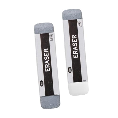 AUTSUPPL 2 Stück Matte Grauer Radiergummi im Stiftstil mit Verbesserter Griffoberfläche Sauberer Tintenkorrektur für Füllfederhalter und Kugelschreiber für Schüler und Künstler AUTSUPPL 2 Stück Matte Grauer Radiergummi im Stiftstil mit Verbesserter Griffoberfläche Sauberer Tintenkorrektur für Füllfederhalter und Kugelschreiber für Schüler und Künstler von AUTSUPPL