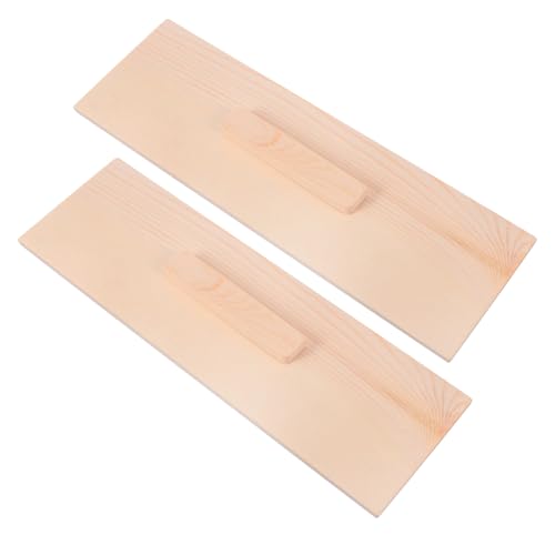 AUTSUPPL 2 Stück Natürliche Handgefertigte Holzdeckel für Seifen Toastformen Leichter Praktischer DIY Mold Lid aus Massivem Kiefernholz Geeignet für Bastler von AUTSUPPL