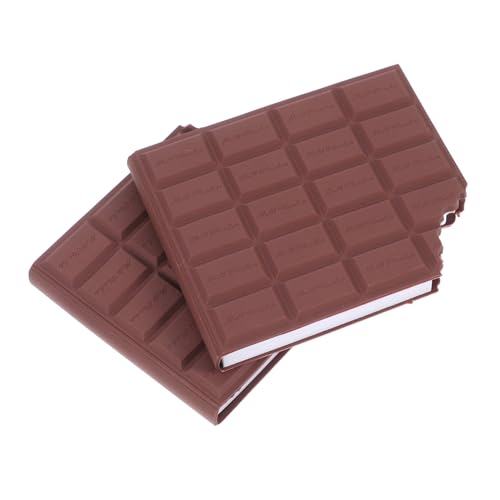 AUTSUPPL 2 Stück Schokoladenduft Notizblöcke Kreative Haftnotizen für Büro und Schule Realistisch Gestaltete Duftende Memo Pads für Planung Organisation und Persönliche Notizen von AUTSUPPL