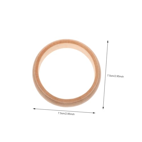 AUTSUPPL 2 Stück Unbehandelte Holzarmbänder Runde Holzringe zum Bemalen DIY Armbänder Freundschaftsarmbänder Bastelmaterial für Schmuckherstellung Künstlerisches Kunsthandwerk Junge AUTSUPPL 2 Stück Unbehandelte Holzarmbänder Runde Holzringe zum Bemalen DIY Armbänder Freundschaftsarmbänder Bastelmaterial für Schmuckherstellung Künstlerisches Kunsthandwerk Junge von AUTSUPPL