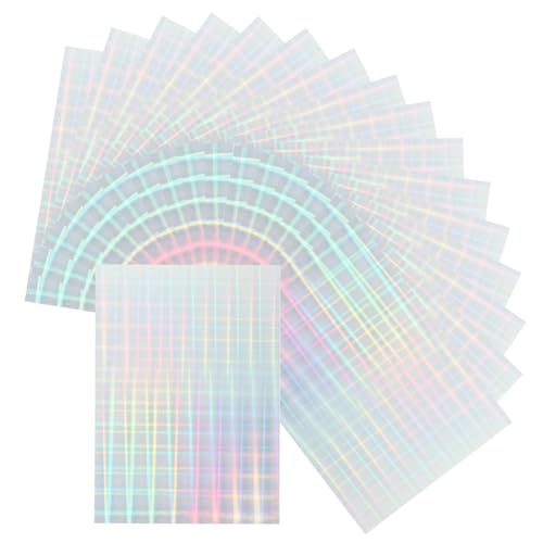 AUTSUPPL 20 Blatt Selbstklebende Etiketten Druckpapier Glatte Oberfläche Stark Haftend Bedruckbar für Etiketten Barcode Preisaufkleber für Home office Leicht und Wiederverwendbar von AUTSUPPL