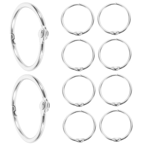 AUTSUPPL 20 Stück Metallbuchringe mit Drehverschluss Robuste Binder Ringe für Karteikarten Scrapbooking und Notizen Vielseitig Einsetzbar für Büro Schule und Diy-projekte AUTSUPPL 20 Stück Metallbuchringe mit Drehverschluss Robuste Binder Ringe für Karteikarten Scrapbooking und Notizen Vielseitig Einsetzbar für Büro Schule und Diy-projekte von AUTSUPPL