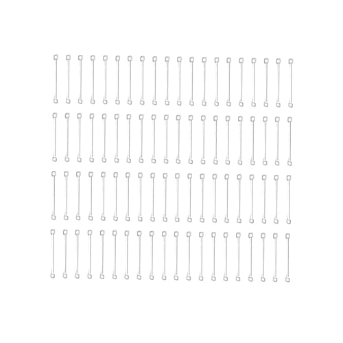 AUTSUPPL 200 Stück DIY Ohrring Zubehör Silber Earring Connecting Stick aus Langlebigem Eisen für Schmuckherstellung und kreative Aktivitäten mit Familie und Freunden AUTSUPPL 200 Stück DIY Ohrring Zubehör Silber Earring Connecting Stick aus Langlebigem Eisen für Schmuckherstellung und kreative Aktivitäten mit Familie und Freunden von AUTSUPPL