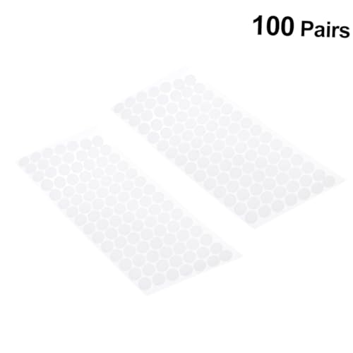 AUTSUPPL 200 Stück Selbstklebende Klettpunkte Rund Doppelseitig Wasserfest Starke Haftung Polyester Nylon Vielseitig für Heim Büro Textilien und Befestigungen AUTSUPPL 200 Stück Selbstklebende Klettpunkte Rund Doppelseitig Wasserfest Starke Haftung Polyester Nylon Vielseitig für Heim Büro Textilien und Befestigungen von AUTSUPPL