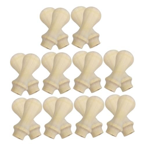 AUTSUPPL 20Stücke Holzstempelgriffe Retro Wachssiegelgriffe für Bastelprojekte Einfach zu Installieren Langlebig und Komfortabel Zubehör für Stempelgriffe für DIY Karten AUTSUPPL 20Stücke Holzstempelgriffe Retro Wachssiegelgriffe für Bastelprojekte Einfach zu Installieren Langlebig und Komfortabel Zubehör für Stempelgriffe für DIY Karten von AUTSUPPL