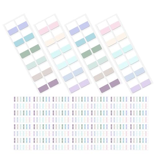 AUTSUPPL 240 Stück Klebrige Index-dateiregister, Selbstklebende Seitenmarkierungsaufkleber, Beschreibbare Etiketten, Seitenmarkierungen Für Lesezeichen, Bücher, Planer, Lesen von AUTSUPPL