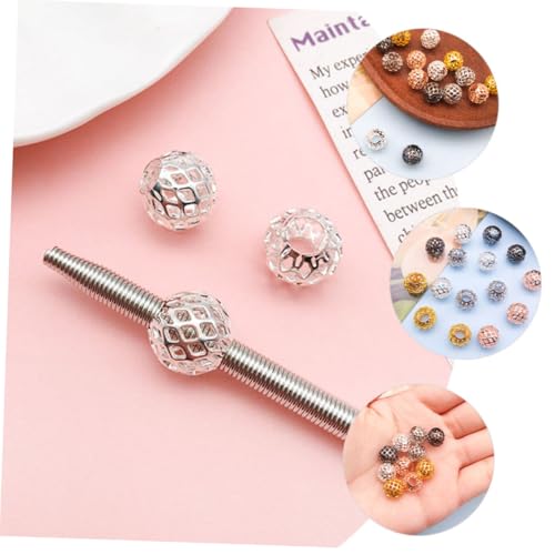 AUTSUPPL 25 Stück Teiliges Kupfer Spacer Beads DIY Schmuckperlen für Armbänder Halsketten Ohrringe Bastelperlen in Gold Silber Schwarz Roségold Weiß K DIY Schmuckherstellung AUTSUPPL 25 Stück Teiliges Kupfer Spacer Beads DIY Schmuckperlen für Armbänder Halsketten Ohrringe Bastelperlen in Gold Silber Schwarz Roségold Weiß K DIY Schmuckherstellung von AUTSUPPL