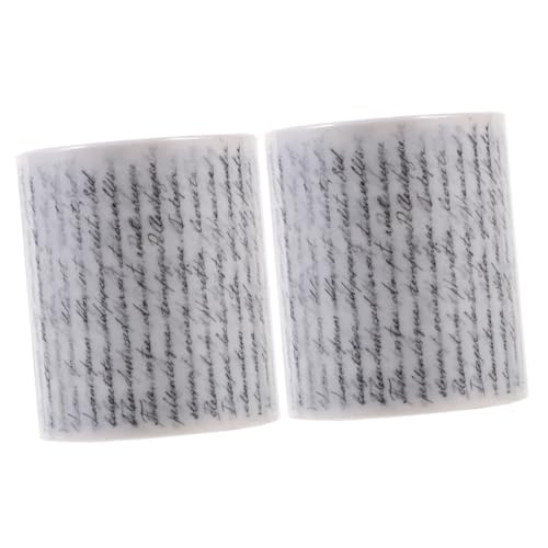 AUTSUPPL 2Rollen Vintage Washi Tape für DIY Scrapbooking Dekoratives Klebeband mit Klaren Mustern Vielseitig für Journaling und Breit AUTSUPPL 2Rollen Vintage Washi Tape für DIY Scrapbooking Dekoratives Klebeband mit Klaren Mustern Vielseitig für Journaling und Breit von AUTSUPPL