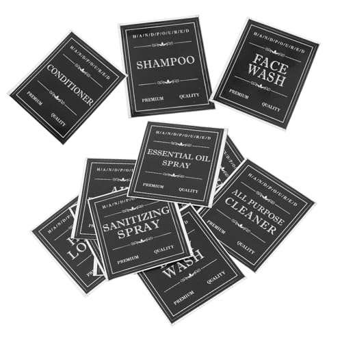 AUTSUPPL 3 Sätze Wasserdichte Aufkleber für Shampoo Flaschen Badezimmer Reise Etiketten Wiederverwendbar Selbstklebend für Handseife Duschgel Lotion Flaschen Beschriften AUTSUPPL 3 Sätze Wasserdichte Aufkleber für Shampoo Flaschen Badezimmer Reise Etiketten Wiederverwendbar Selbstklebend für Handseife Duschgel Lotion Flaschen Beschriften von AUTSUPPL