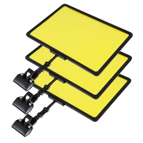 AUTSUPPL 3 Stück Preisetikettenhalter aus Leichtem Kunststoff mit Clip Vielseitiger Preisschildständer für Supermarkt Obst Gemüsestand Wiederverwendbar und Tragbar für Einzelhandel und AUTSUPPL 3 Stück Preisetikettenhalter aus Leichtem Kunststoff mit Clip Vielseitiger Preisschildständer für Supermarkt Obst Gemüsestand Wiederverwendbar und Tragbar für Einzelhandel und von AUTSUPPL