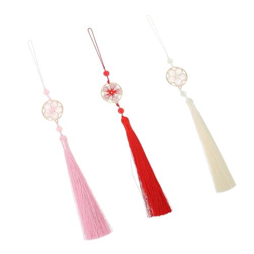 AUTSUPPL 3 Stück Teiliges Hängende Blumenquasten in Pastellrosa Korallenrot und Cremeweiß Langlebige DIY Anhänger mit Feiner Verarbeitung für Lesezeichen Fächer und Schmuckgestaltung AUTSUPPL 3 Stück Teiliges Hängende Blumenquasten in Pastellrosa Korallenrot und Cremeweiß Langlebige DIY Anhänger mit Feiner Verarbeitung für Lesezeichen Fächer und Schmuckgestaltung von AUTSUPPL