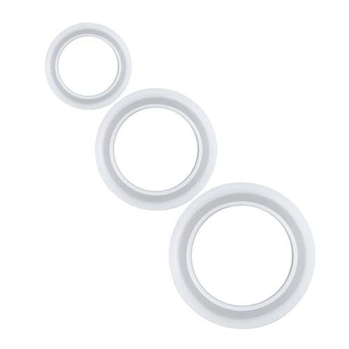 AUTSUPPL 3 Stück Teiliges Silikon Armband Gießform DIY Epoxidharz Form für Kristallklare Langlebige Schmuckstücke Geeignet für Basteln und Individuelle Armbänder Herstellung von AUTSUPPL