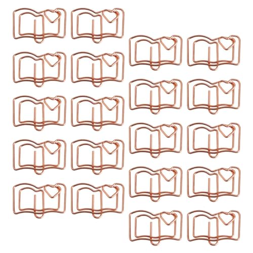 AUTSUPPL 30 Stück Teiliges Rosegold Buch Papierklammern Dekorative Stabile Büroklammern in Süßer Form Vielseitig für Dokumente Lesezeichen Fotoalben Karten für Büro und Schule AUTSUPPL 30 Stück Teiliges Rosegold Buch Papierklammern Dekorative Stabile Büroklammern in Süßer Form Vielseitig für Dokumente Lesezeichen Fotoalben Karten für Büro und Schule von AUTSUPPL