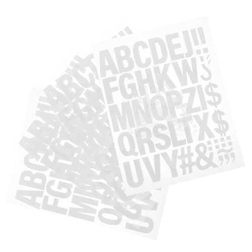 AUTSUPPL 4 Bögen Zum Aufbügeln Von Buchstaben Für Stoff: Wärmeübertragungs-buchstabenaufkleber Für Kleidung, Vinyl-alphabet-patches Zum Aufbügeln, Diy-bastelarbeiten, Stoffaufkleber, Hüte, von AUTSUPPL