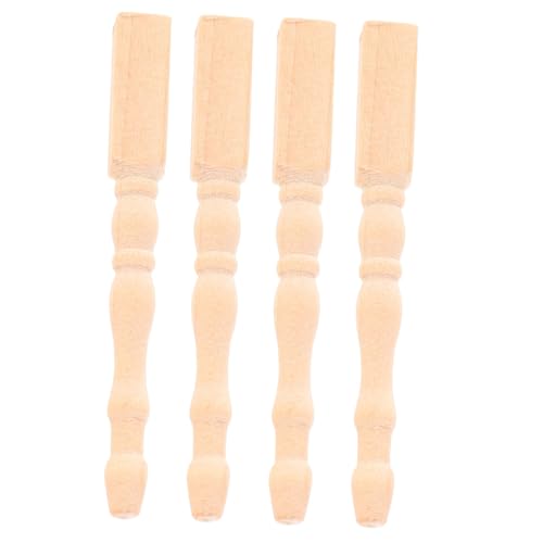 AUTSUPPL 4 Pcs Holz Tisch Beine 1:12 Puppenhaus Miniaturmöbel Beine Möbel Beine Esstisch Beine Mini Couchtisch Beine Für Dollhouse Garten Möbeldekoration AUTSUPPL 4 Pcs Holz Tisch Beine 1:12 Puppenhaus Miniaturmöbel Beine Möbel Beine Esstisch Beine Mini Couchtisch Beine Für Dollhouse Garten Möbeldekoration von AUTSUPPL