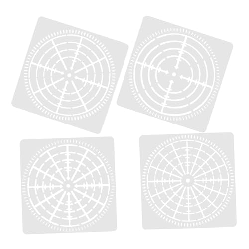 AUTSUPPL 4 Stück Mandala Schablonen Mittlere DIY Wandmalerei Vorlage mit Segmenten Wiederverwendbare Portable Stencils für Basteln Dekoration Malerei AUTSUPPL 4 Stück Mandala Schablonen Mittlere DIY Wandmalerei Vorlage mit Segmenten Wiederverwendbare Portable Stencils für Basteln Dekoration Malerei von AUTSUPPL