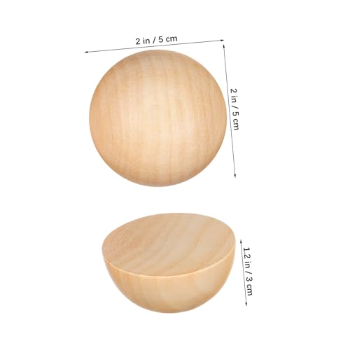 AUTSUPPL 40 Stück Halbrunde Holzkugeln Naturbelassen zum Bemalen und Basteln Holz Halbperlen für DIY Dekoration Leicht Vielseitig Verwendbar für Kreative Projekte AUTSUPPL 40 Stück Halbrunde Holzkugeln Naturbelassen zum Bemalen und Basteln Holz Halbperlen für DIY Dekoration Leicht Vielseitig Verwendbar für Kreative Projekte von AUTSUPPL