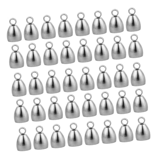 AUTSUPPL 40 Stück Metall-kordelendkappen Zum Einkleben Der Enden, Kordelverschlüsse, Schmuck-findeset Für Selbstgemachte Armbänder, Anhänger AUTSUPPL 40 Stück Metall-kordelendkappen Zum Einkleben Der Enden, Kordelverschlüsse, Schmuck-findeset Für Selbstgemachte Armbänder, Anhänger von AUTSUPPL