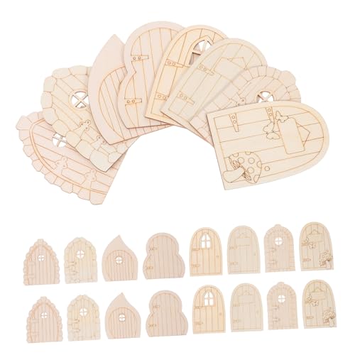 AUTSUPPL 40 Stück Teiliges Holz Feentüren Unbemalt DIY Bastelset Robuste Miniatur Wichteltüren für Gartenbäume Haus Bürodekoration Vielseitig für Party Hochzeitsdeko AUTSUPPL 40 Stück Teiliges Holz Feentüren Unbemalt DIY Bastelset Robuste Miniatur Wichteltüren für Gartenbäume Haus Bürodekoration Vielseitig für Party Hochzeitsdeko von AUTSUPPL