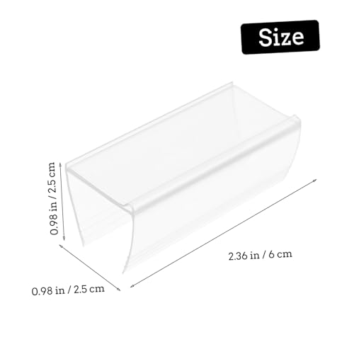 AUTSUPPL 40 Stück Teiliges Preisschild etikettenhalter aus Kunststoff Transparente Preisschildständer für Supermarkt Einzelhandel Einfach zu Beschriften und Einzusetzen für Regal und AUTSUPPL 40 Stück Teiliges Preisschild etikettenhalter aus Kunststoff Transparente Preisschildständer für Supermarkt Einzelhandel Einfach zu Beschriften und Einzusetzen für Regal und von AUTSUPPL