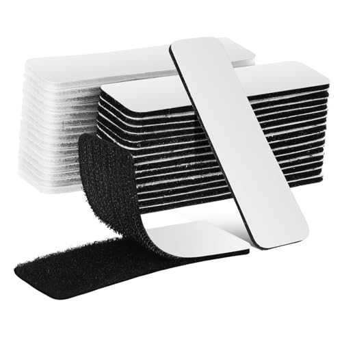 AUTSUPPL 48 Stk. Klettband Selbstklebend Ecken Polyester Nylon Stark Haftend Befestigungsstreifen Für Haus Büro Schadensfreie Bildaufhängung von AUTSUPPL