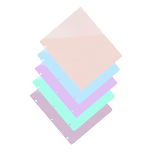 AUTSUPPL 5 Blätter Klarsichthüllen Farbige Ordnertaschen Transparente Folientaschen zum Einheften Robuste Dokumententaschen für Büro und Schule Lose Aufbewahrungstaschen AUTSUPPL 5 Blätter Klarsichthüllen Farbige Ordnertaschen Transparente Folientaschen zum Einheften Robuste Dokumententaschen für Büro und Schule Lose Aufbewahrungstaschen von AUTSUPPL