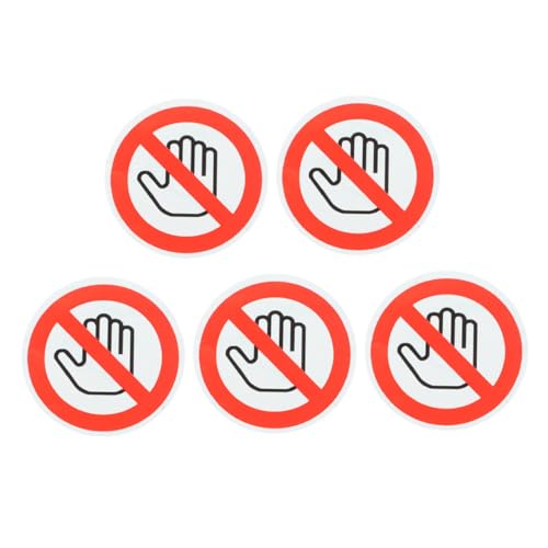 AUTSUPPL 5 Blätter Selbstklebende Warnaufkleber Abziehbare Sicherheitskennzeichen mit Deutlicher Warnung Nicht Berühren UV beständig Robust als Betriebs warnschild AUTSUPPL 5 Blätter Selbstklebende Warnaufkleber Abziehbare Sicherheitskennzeichen mit Deutlicher Warnung Nicht Berühren UV beständig Robust als Betriebs warnschild von AUTSUPPL