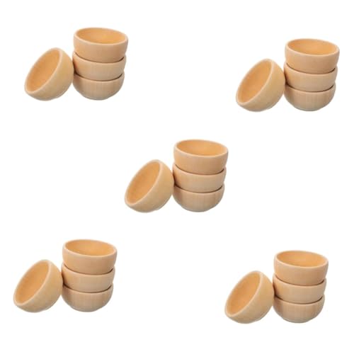 AUTSUPPL 5 Sätze Teiliges Holzschalen Set Für Diy Dekorationen Unvollendete Holzspielzeuge Glatte Natürliche Holzoberfläche Für Bastelprojekte Und Spielküchen Langlebiges 4 Stück * 5 AUTSUPPL 5 Sätze Teiliges Holzschalen Set Für Diy Dekorationen Unvollendete Holzspielzeuge Glatte Natürliche Holzoberfläche Für Bastelprojekte Und Spielküchen Langlebiges 4 Stück * 5 von AUTSUPPL