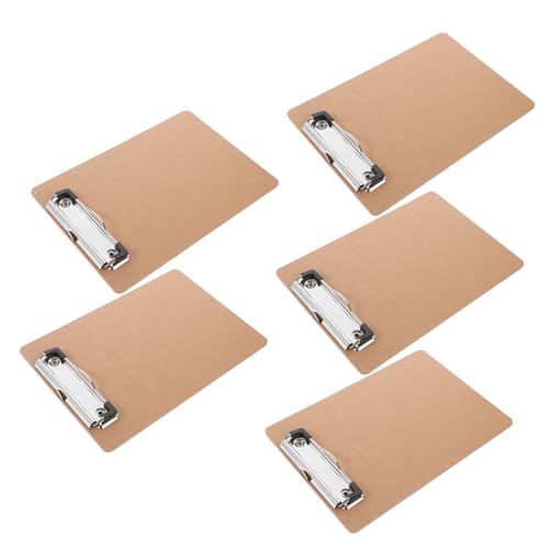 AUTSUPPL 5 Stück Teiliges Mini Klemmbretter Schreibunterlage aus Stabilem Hartkarton Tragbare Schreibtafeln für Büro Schule und Zuhause Praktische Dokumentenhalter für Notizen AUTSUPPL 5 Stück Teiliges Mini Klemmbretter Schreibunterlage aus Stabilem Hartkarton Tragbare Schreibtafeln für Büro Schule und Zuhause Praktische Dokumentenhalter für Notizen von AUTSUPPL
