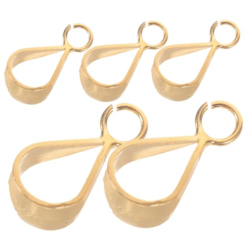 AUTSUPPL 5 Stück Teiliges Sterling Silber Anhänger Verschluss Schmuck Charm Halter für Halsketten und Armbänder Langlebiger Vergoldeter Verbindungskarabiner für DIY Schmuckzubehör AUTSUPPL 5 Stück Teiliges Sterling Silber Anhänger Verschluss Schmuck Charm Halter für Halsketten und Armbänder Langlebiger Vergoldeter Verbindungskarabiner für DIY Schmuckzubehör von AUTSUPPL