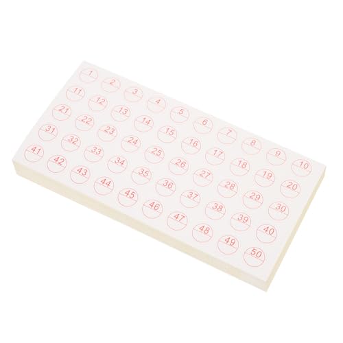 AUTSUPPL 50 Blatt Selbstklebende Zahlenetiketten DIY Aufkleber Markierungssticker für Aufbewahrungsboxen Vielseitig Verwendbar Praktisch zum Beschriften und Organisieren AUTSUPPL 50 Blatt Selbstklebende Zahlenetiketten DIY Aufkleber Markierungssticker für Aufbewahrungsboxen Vielseitig Verwendbar Praktisch zum Beschriften und Organisieren von AUTSUPPL