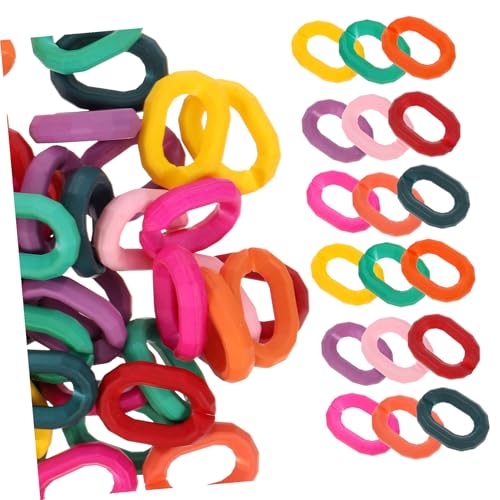 AUTSUPPL 50 Stück Acryl Verbindungsringe Transparent Offene Kettenglieder DIY Basteln Handtaschen Trageriemen Schlüsselringe Zubehör Schnellverbinder für Ketten und Schmuck AUTSUPPL 50 Stück Acryl Verbindungsringe Transparent Offene Kettenglieder DIY Basteln Handtaschen Trageriemen Schlüsselringe Zubehör Schnellverbinder für Ketten und Schmuck von AUTSUPPL