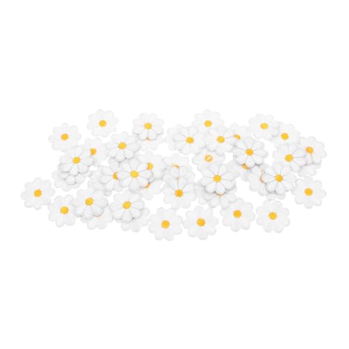AUTSUPPL 50 Stück Bestickte Aufnäher Applikationen Aufnäher Blumenflicken Für Kleidung Niedliche Blumenstickerei Bestickte Blumenapplikationen Stickapplikation Stoff von AUTSUPPL