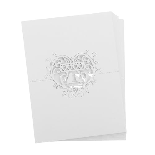 AUTSUPPL 50 Stück Liebe Vogel Tischkarten Hochzeit Platzkarten mit Filigranem Hohlmuster Weiße Sitzkarten für Verlobung DIY Namensschilder für Romantische Tischdekoration AUTSUPPL 50 Stück Liebe Vogel Tischkarten Hochzeit Platzkarten mit Filigranem Hohlmuster Weiße Sitzkarten für Verlobung DIY Namensschilder für Romantische Tischdekoration von AUTSUPPL