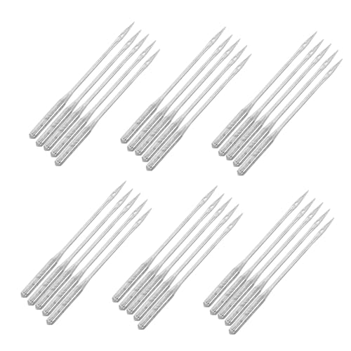 AUTSUPPL 50 Stück Nähmaschinennadeln, Universelle, Normale Spitze, Flache Sticknähnadeln Für Den Heimgebrauch, Silberfarben AUTSUPPL 50 Stück Nähmaschinennadeln, Universelle, Normale Spitze, Flache Sticknähnadeln Für Den Heimgebrauch, Silberfarben von AUTSUPPL