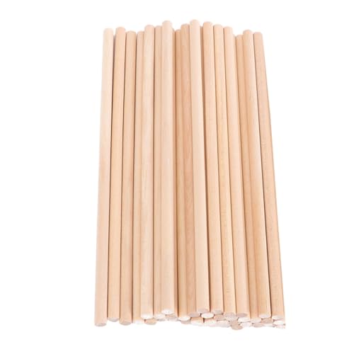 AUTSUPPL 50 Stück Runde Holzstäbe Glatte Langebige Holzstäbe für DIY Bastelprojekte Modellbau und Handwerk Natürliche Robuste zum Bemalen und Gestalten AUTSUPPL 50 Stück Runde Holzstäbe Glatte Langebige Holzstäbe für DIY Bastelprojekte Modellbau und Handwerk Natürliche Robuste zum Bemalen und Gestalten von AUTSUPPL