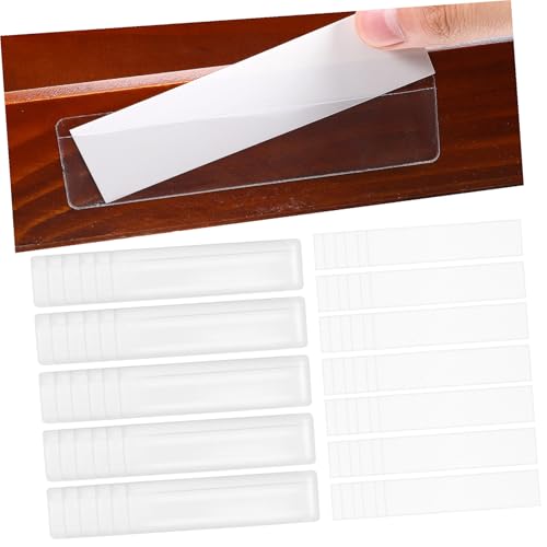 AUTSUPPL 50 Stück Selbstklebende Etikettenhalter mit Papieretiketten Transparente Aufbewahrungstaschen für Regale und Vielseitig Einsetzbar für Büro Zuhause Klassenzimmer Langlebig und AUTSUPPL 50 Stück Selbstklebende Etikettenhalter mit Papieretiketten Transparente Aufbewahrungstaschen für Regale und Vielseitig Einsetzbar für Büro Zuhause Klassenzimmer Langlebig und von AUTSUPPL