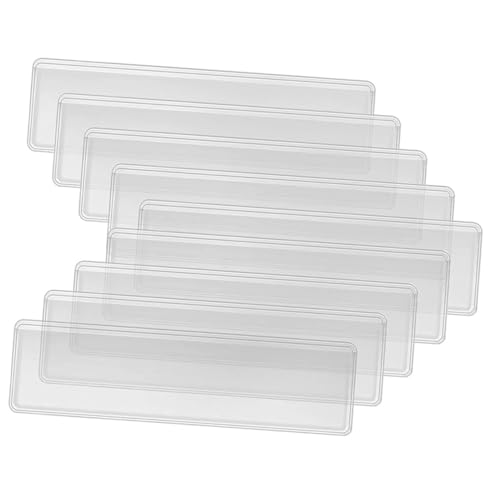 AUTSUPPL 50 Stück Selbstklebende Transparente PVC Kartenhalter für Visitenkarten und Etiketten Abziehbar Wiederverwendbar Langlebig zum Organisieren von Ordnern Ablagen und Whiteboards AUTSUPPL 50 Stück Selbstklebende Transparente PVC Kartenhalter für Visitenkarten und Etiketten Abziehbar Wiederverwendbar Langlebig zum Organisieren von Ordnern Ablagen und Whiteboards von AUTSUPPL