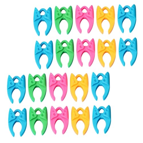 AUTSUPPL 50 Stück Teiliges Silikon Spulenhalter Bobbin Clips Nähzubehör Fadenorganizer für Nähmaschinen und Quiltarbeiten Praktische Spulenklemmen von AUTSUPPL