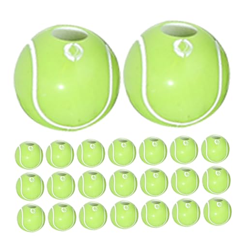 AUTSUPPL 50 Stück Tennis Ball Spacer Perlen Acryl für Schmuckherstellung DIY Armbänder Halsketten Basteln Sportthemen Perlen Zubehör Schmuck Machen Geschenk für Sportliebhaber AUTSUPPL 50 Stück Tennis Ball Spacer Perlen Acryl für Schmuckherstellung DIY Armbänder Halsketten Basteln Sportthemen Perlen Zubehör Schmuck Machen Geschenk für Sportliebhaber von AUTSUPPL